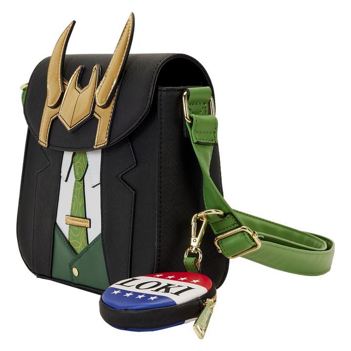 Loungefly Loki for Preseident Cosplay Crossbody Bag