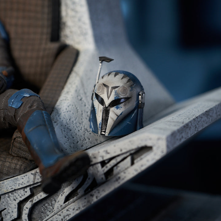 Star Wars The Mandalorian Premier Collection Bo-Katan on Throne 1/7 Scale Limited Edition Statue