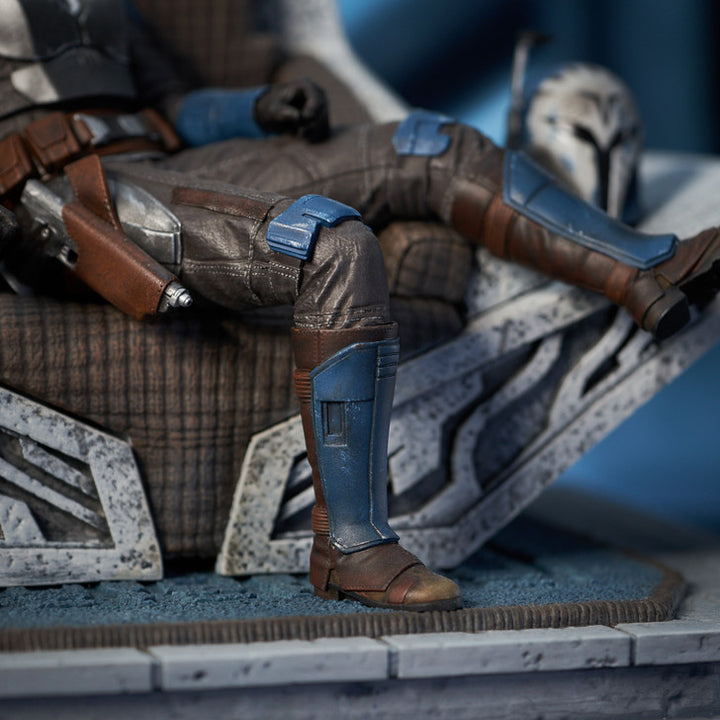 Star Wars The Mandalorian Premier Collection Bo-Katan on Throne 1/7 Scale Limited Edition Statue