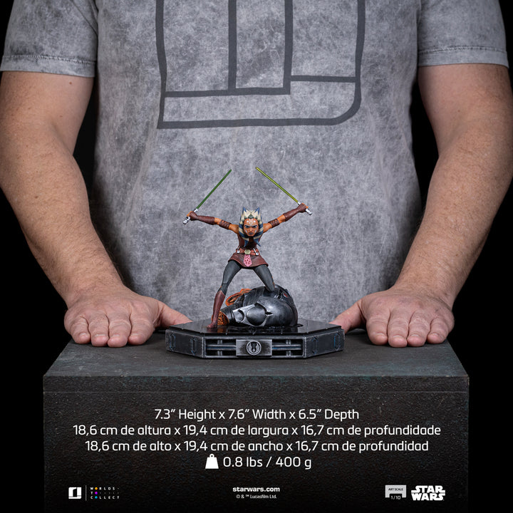 Iron Studios Star Wars: The Clone Wars Ahsoka Tano 1/10 Art Scale Statue