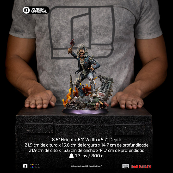 Iron Studios Iron Maiden Eddie (50th Anniversary) 1/10 Art Scale Statue