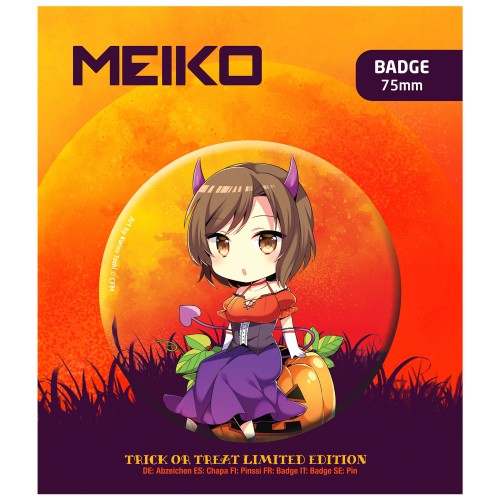 Piapro Meiko Halloween Character Badge