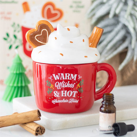 Hot Chocolate Mug Shaped Oil Burner, alternate view