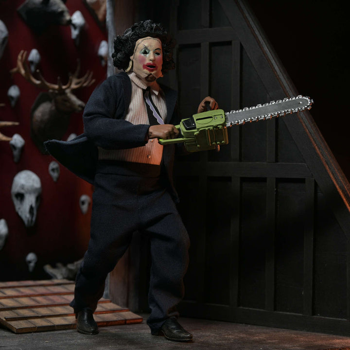 Texas Chainsaw Massacre: Leatherface with Pretty Woman Mask 8” Clothed Figure (Pre-Order July 2026)