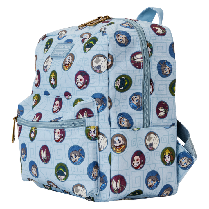 Loungefly Avatar The Last Airbender All-Over Print Square Mini Backpack