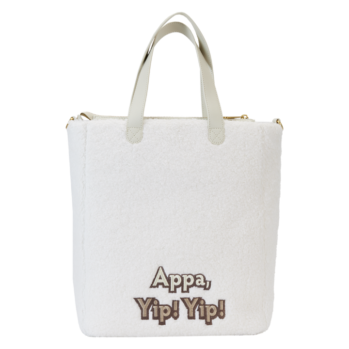 Loungefly Avatar The Last Airbender Appa Cosplay Plush Tote Bag with Momo Charm