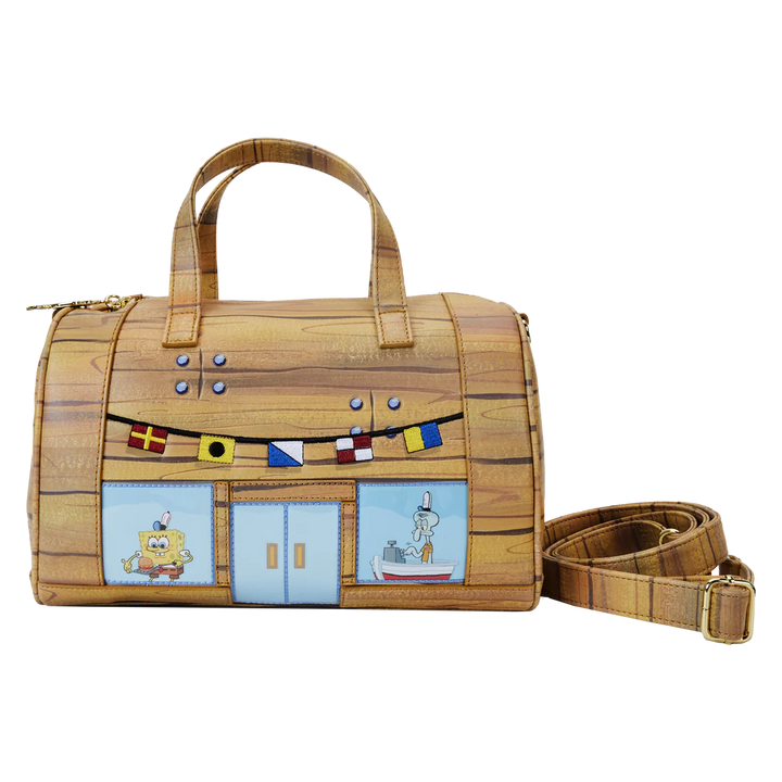 Loungefly Nickelodeon Spongebob 25th Anniversary Krusty Krab Figural Crossbody Bag