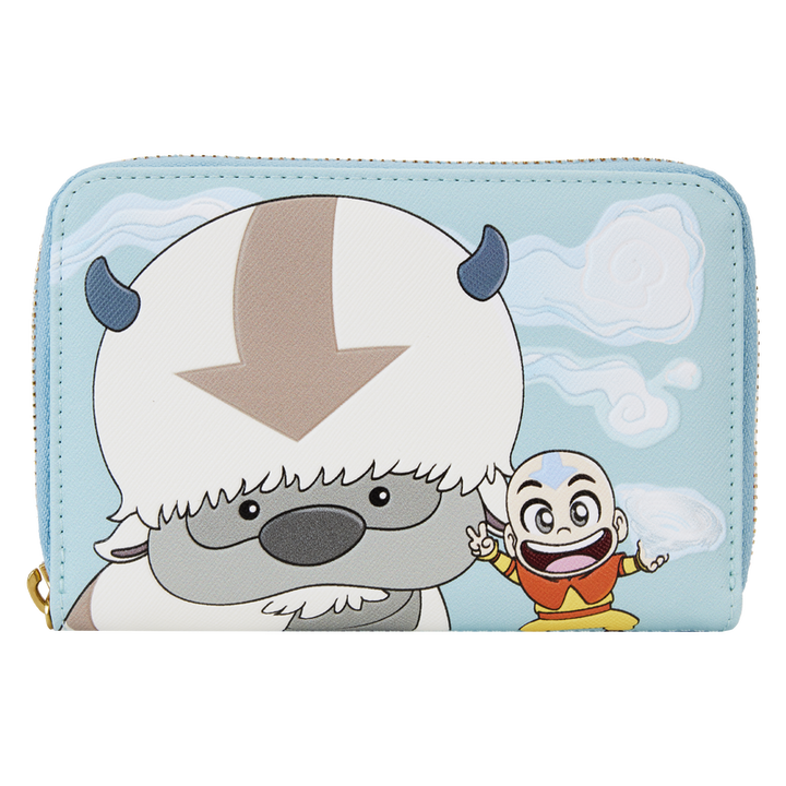 Loungefly Avatar The Last Airbender Aang, Appa, & Momo Zip Around Wallet