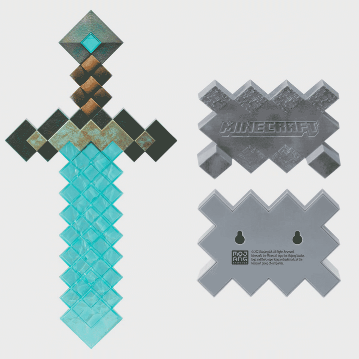 Official Minecraft Diamond Sword Collector Replica