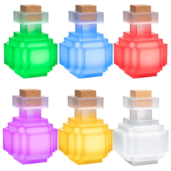 Official Minecraft Potion Bottle Illuminating Collector Replica