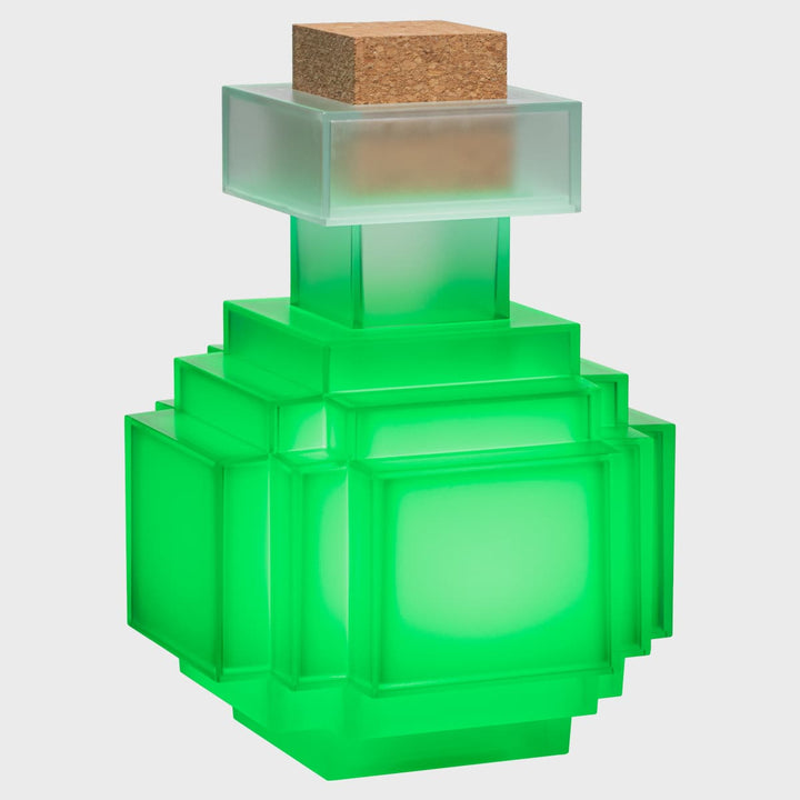Official Minecraft Potion Bottle Illuminating Collector Replica