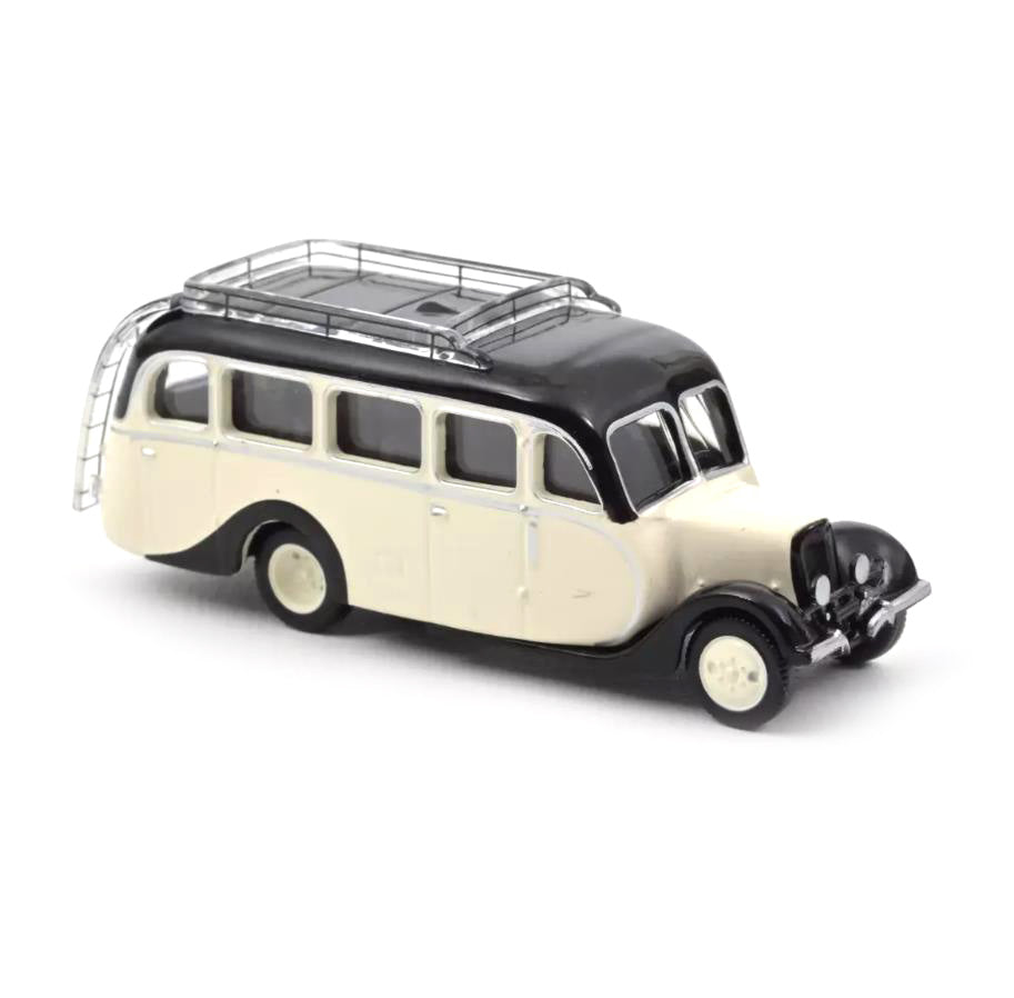 Norev 1:87 1947 Citroen U23 Autocar - Cream and Black