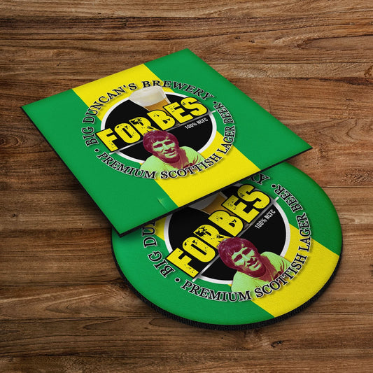 Norwich Forbes - Football Coaster - Square Or Circle, alternate view