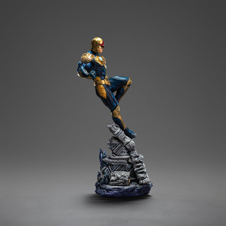 Iron Studios The Infinity Gauntlet Battle Diorama Series Nova 1/10 Art Scale Limited Edition Statue