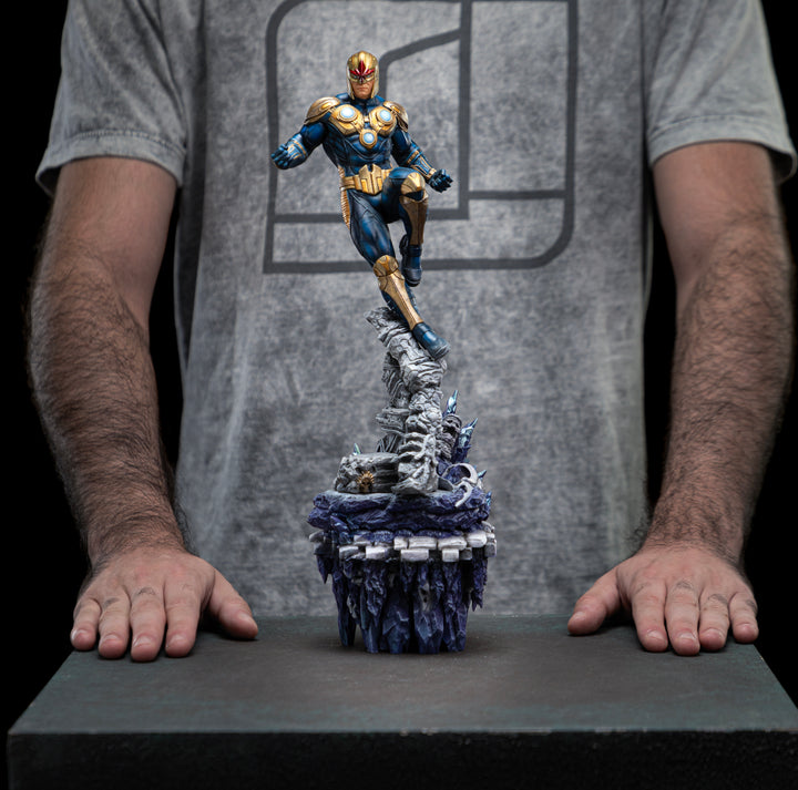 Iron Studios The Infinity Gauntlet Nova 1/10 Deluxe Art Scale Limited Edition Statue