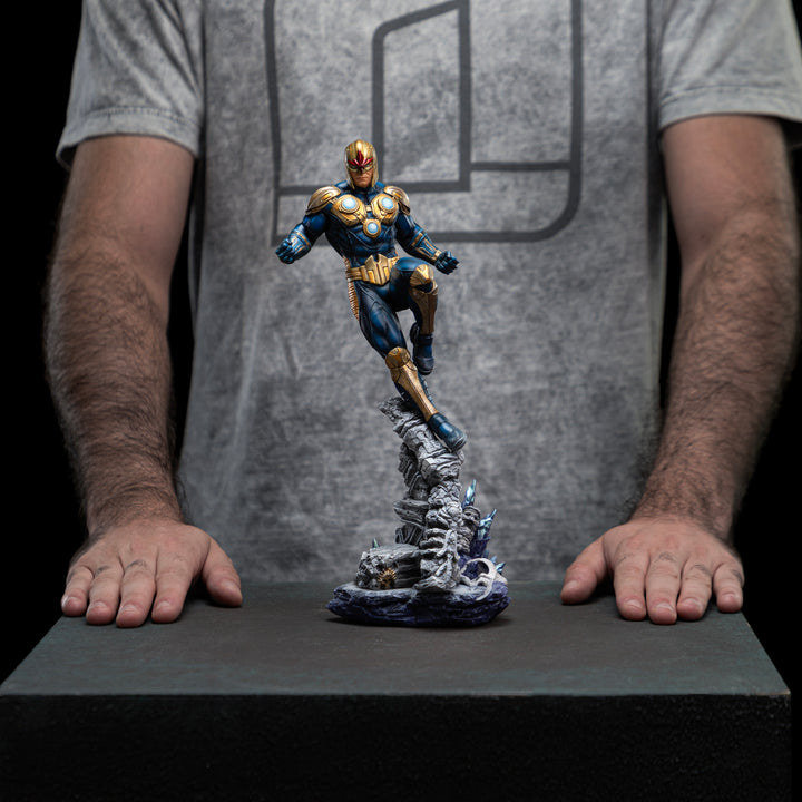 Iron Studios The Infinity Gauntlet Battle Diorama Series Nova 1/10 Art Scale Limited Edition Statue