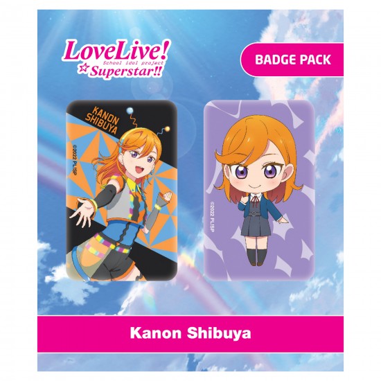 Love Live! Kanon Shibuya Superstar!! Badge Pack