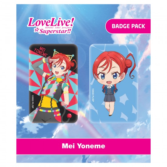 Love Live! Mei Yoneme Superstar!! Badge Pack