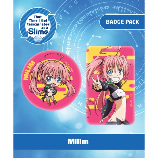 That Time I Got Reincarnated as a Slime Milim Anime Series Badge Pack