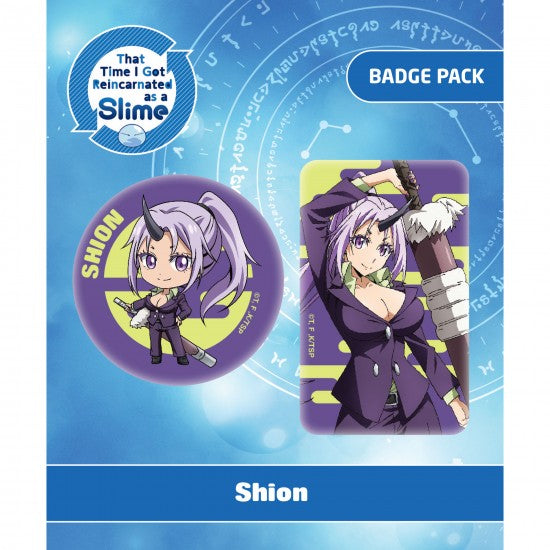 That Time I Got Reincarnated as a Slime Shion Anime Series Badge Pack