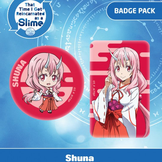 That Time I Got Reincarnated as a Slime Shuna Anime Series Badge Pack