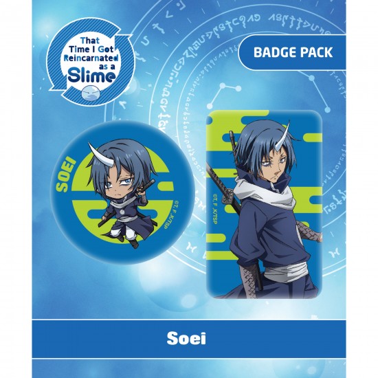 That Time I Got Reincarnated as a Slime Soei Anime Series Badge Pack