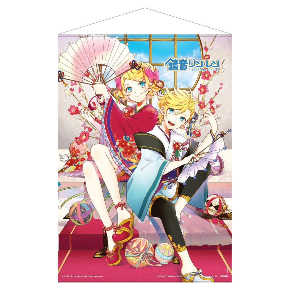 Hatsune Miku Len & Rin Vocaloid Wall Scroll Tapestry