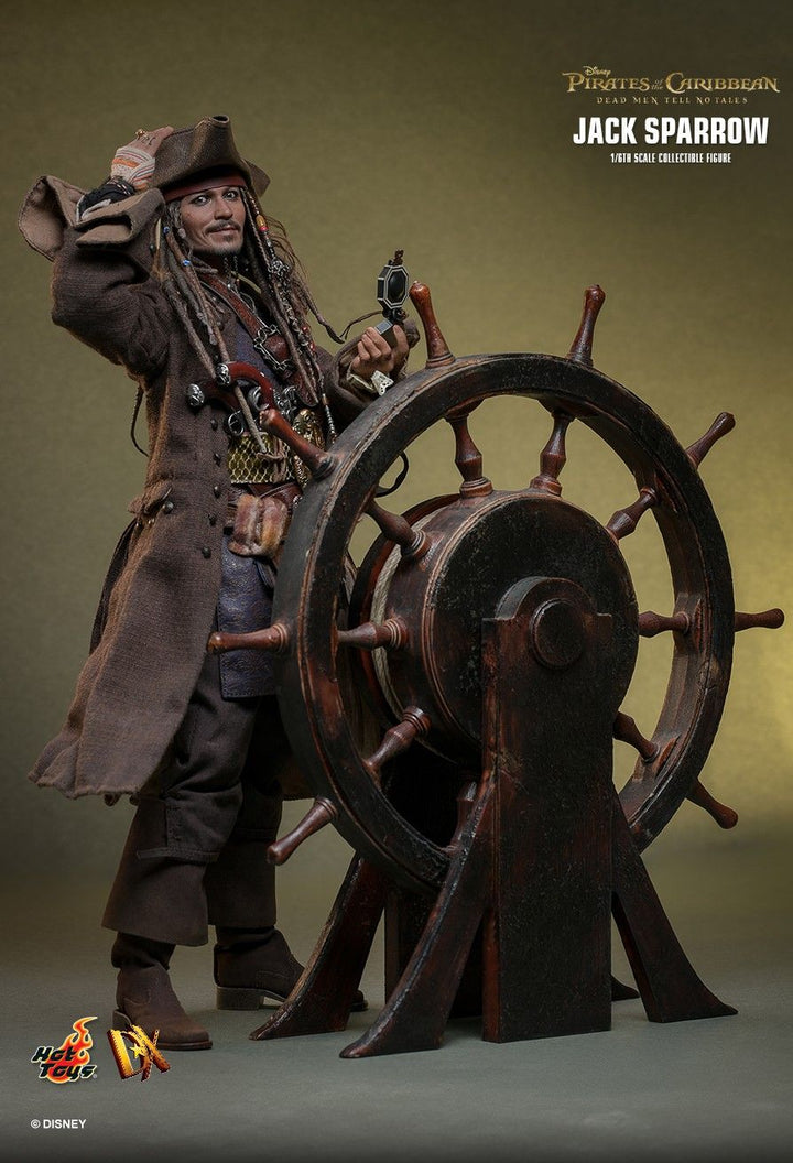 Hot Toys Pirates of the Caribbean Dead Men Tell No Tales Captain Jack Sparrow 1/6th Scale Figure