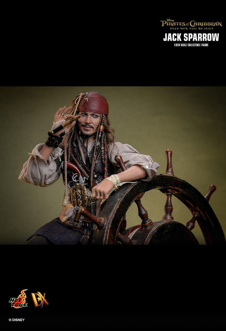 Hot Toys Pirates of the Caribbean Dead Men Tell No Tales Captain Jack Sparrow 1/6th Scale Figure