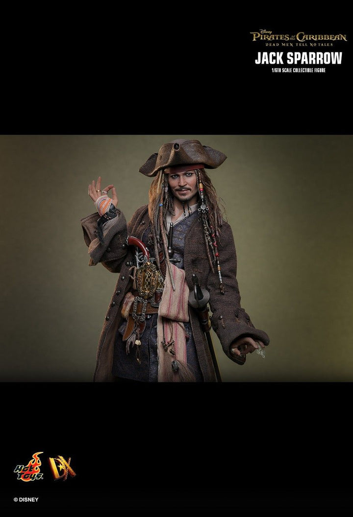 Hot Toys Pirates of the Caribbean Dead Men Tell No Tales Captain Jack Sparrow 1/6th Scale Figure