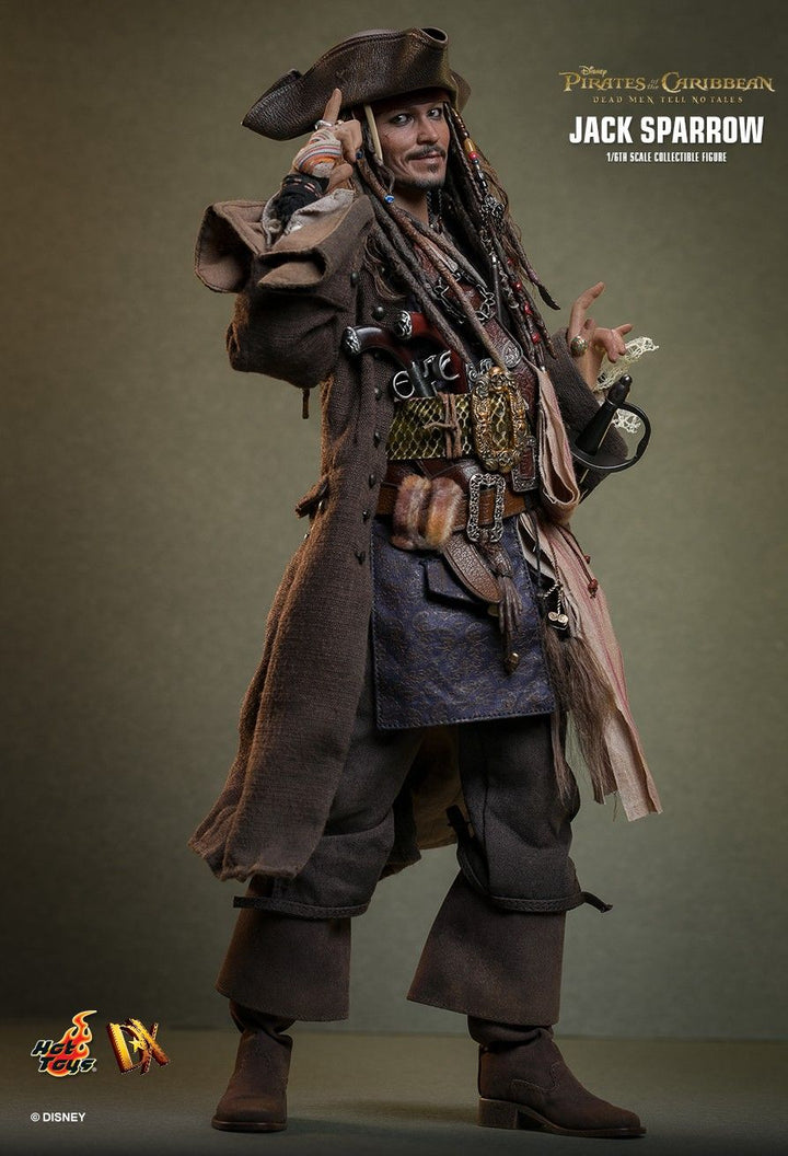 Hot Toys Pirates of the Caribbean Dead Men Tell No Tales Captain Jack Sparrow 1/6th Scale Figure
