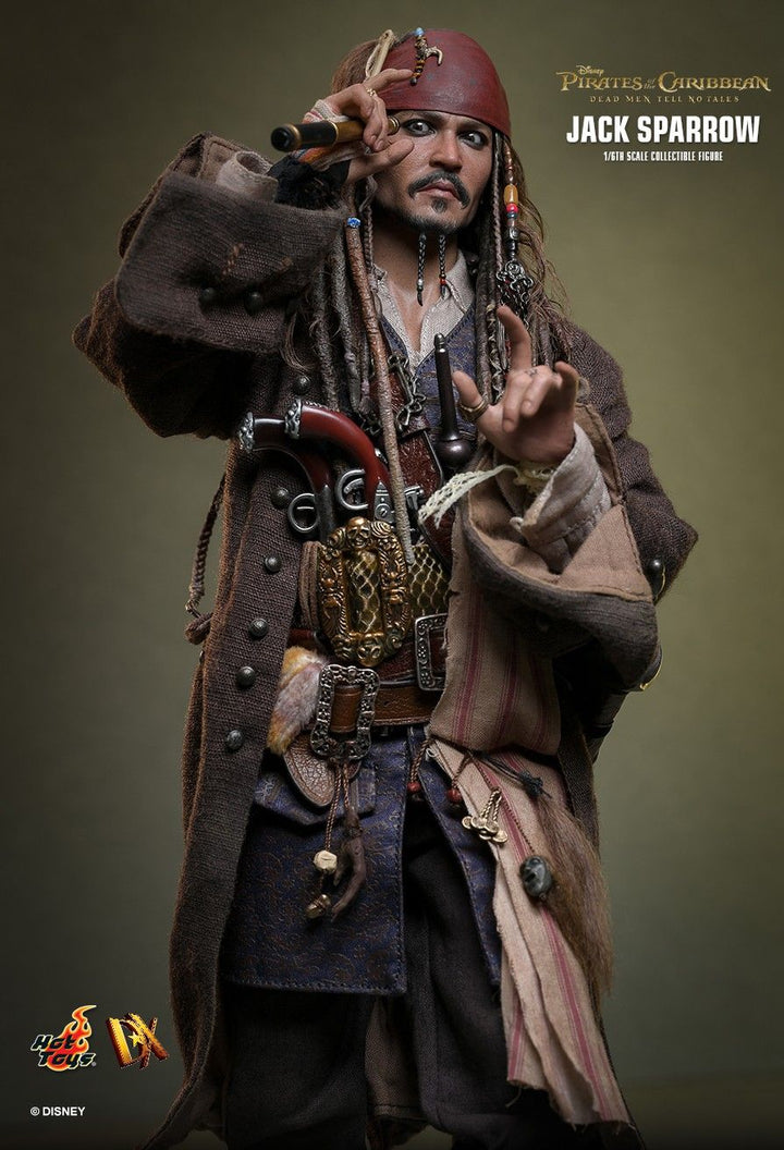 Hot Toys Pirates of the Caribbean Dead Men Tell No Tales Captain Jack Sparrow 1/6th Scale Figure