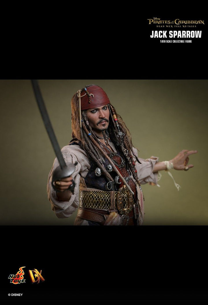 Hot Toys Pirates of the Caribbean Dead Men Tell No Tales Captain Jack Sparrow 1/6th Scale Figure