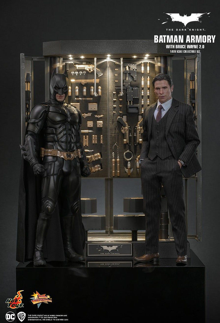 Hot Toys Batman Armory with Bruce Wayne (2.0) 1/6 Scale Set