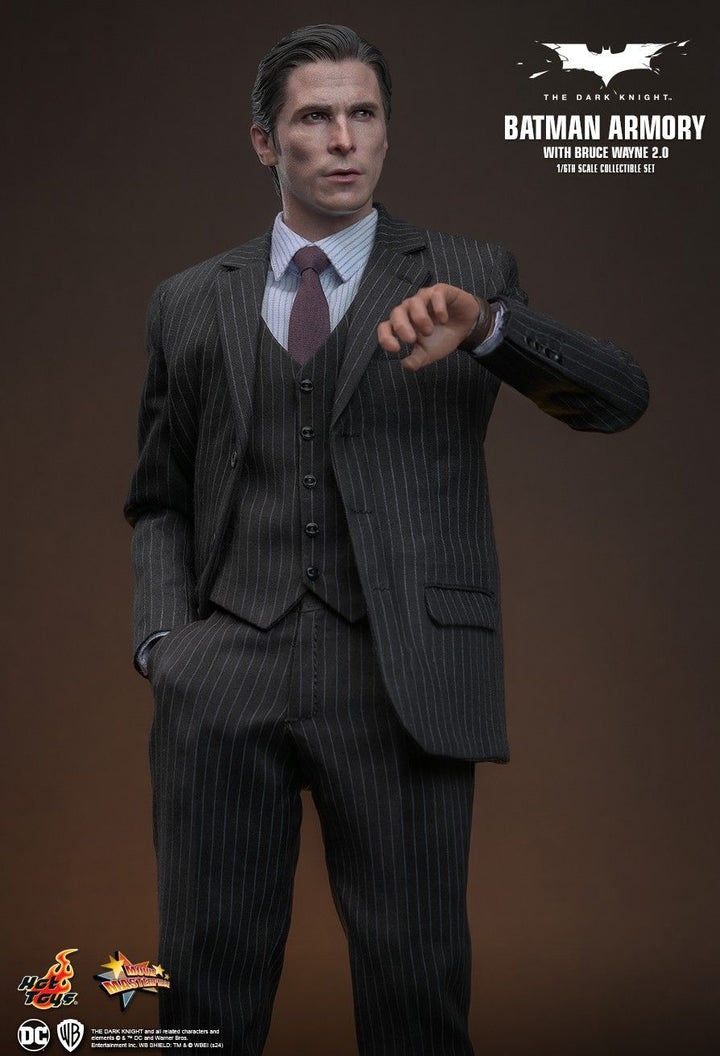 Hot Toys Batman Armory with Bruce Wayne (2.0) 1/6 Scale Set