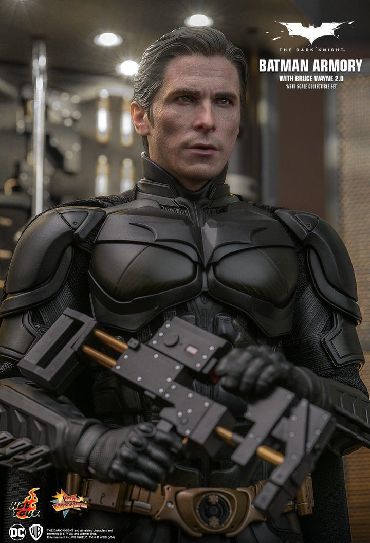Hot Toys Batman Armory with Bruce Wayne (2.0) 1/6 Scale Set