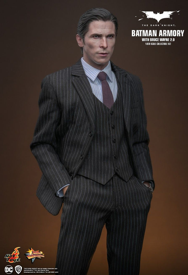 Hot Toys Batman Armory with Bruce Wayne (2.0) 1/6 Scale Set