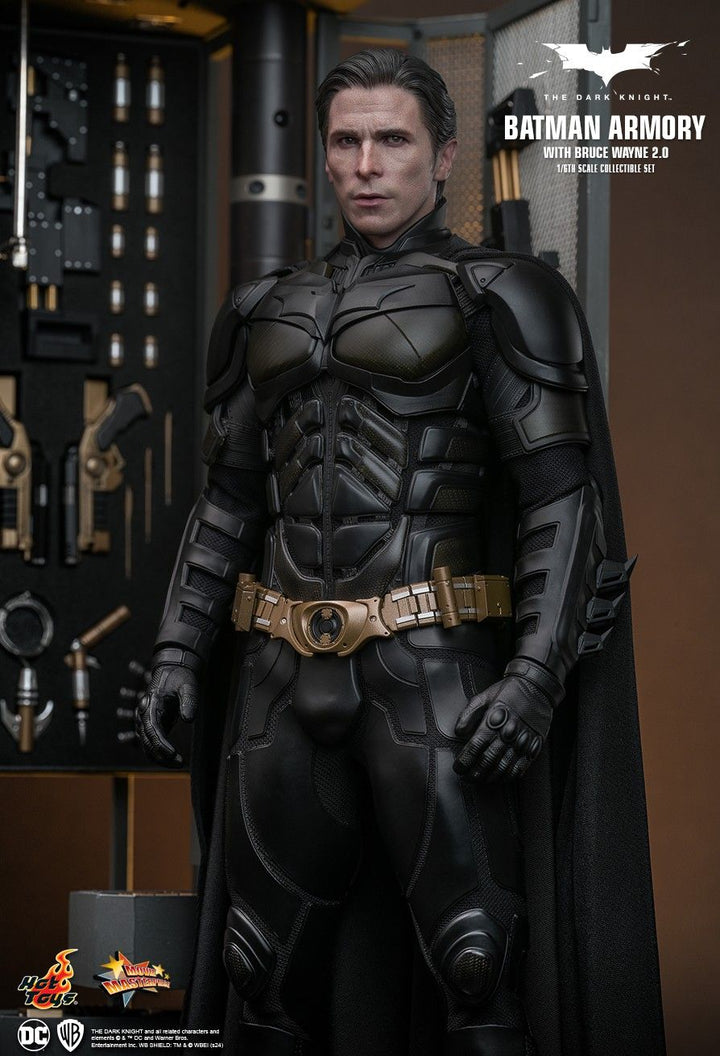 Hot Toys Batman Armory with Bruce Wayne (2.0) 1/6 Scale Set