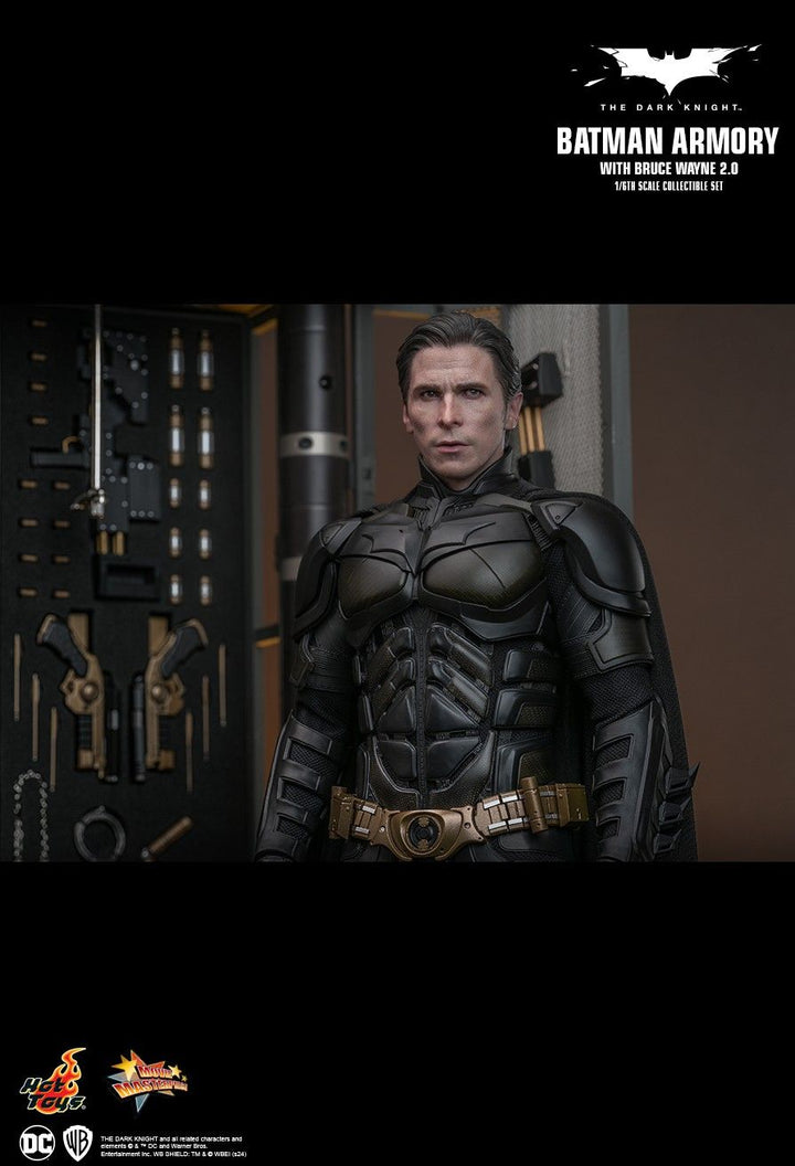 Hot Toys Batman Armory with Bruce Wayne (2.0) 1/6 Scale Set