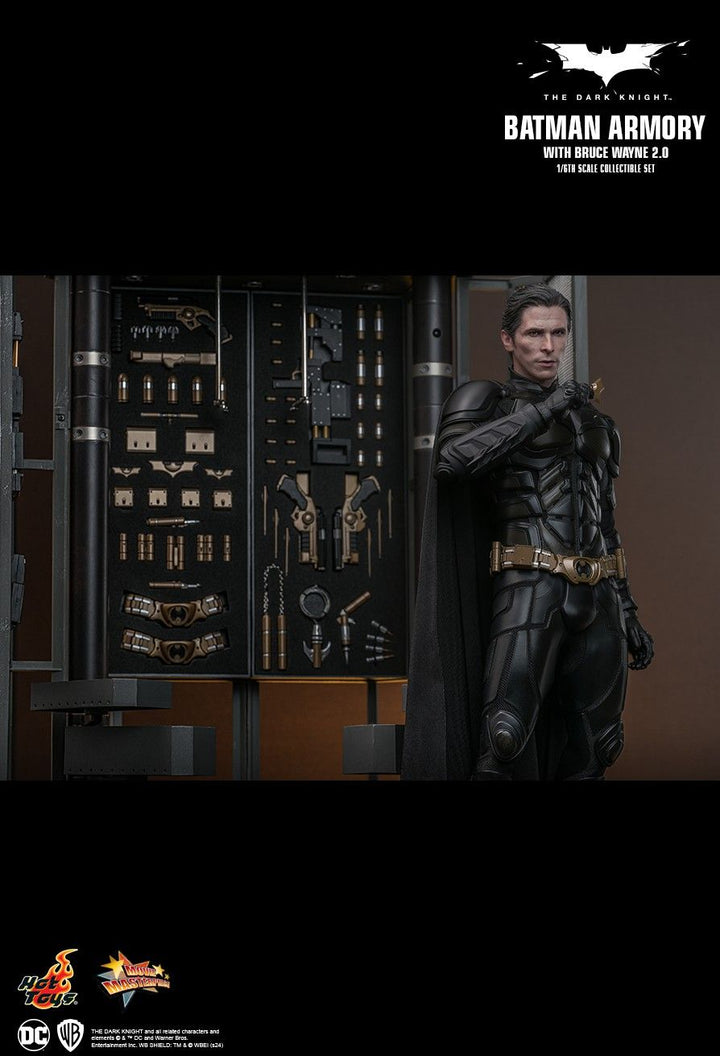 Hot Toys Batman Armory with Bruce Wayne (2.0) 1/6 Scale Set