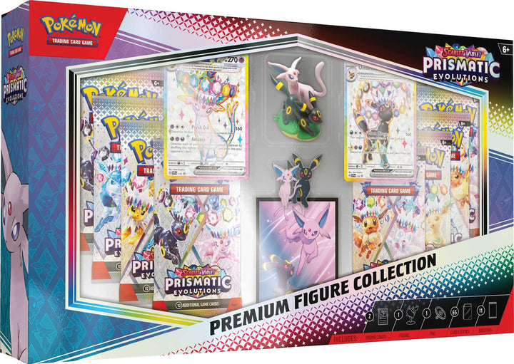 Pokémon TCG Scarlet & Violet Prismatic Evolutions Premium Figure Collection