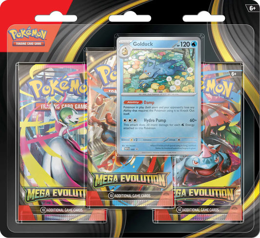 Pokemon TCG: Mega Evolution - 3-pack, alternate view