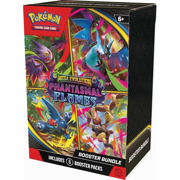 Pokémon Trading Card Game Mega Evolution Phantasmal Flames Booster Bundle