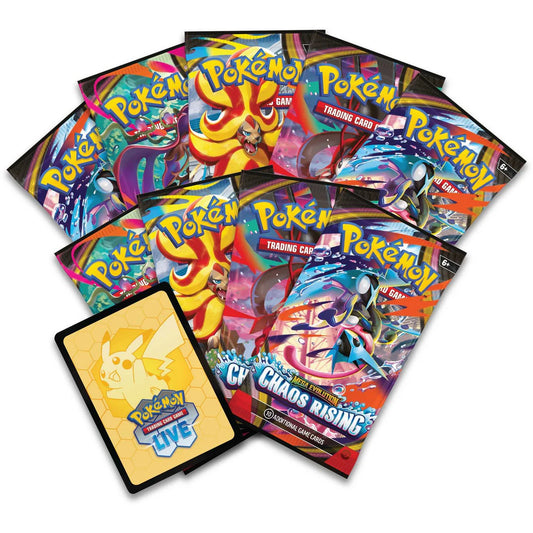 Pokémon TCG Mega Evolution Chaos Rising Elite Trainer Box, alternate view