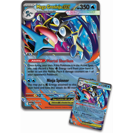 Pokémon TCG Mega Greninja ex Premium Collection, alternate view