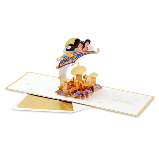 Signature Paper Wonder Collection 3D Pop-Up Disney Aladdin Celebration Card
