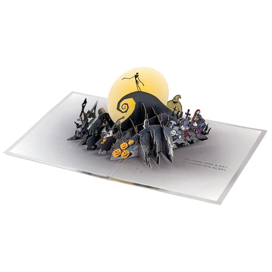 3D Pop-Up Any Occasion, Birthday Card - The Nightmare Before Christmas Design