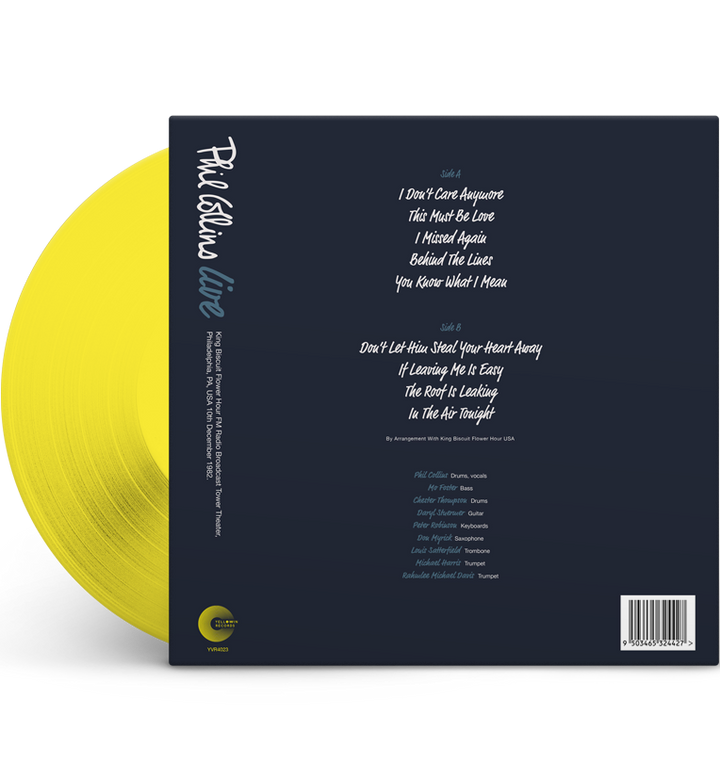 Phil Collins – Live (Special Edition 12-Inch Album on Yellow Vinyl)
