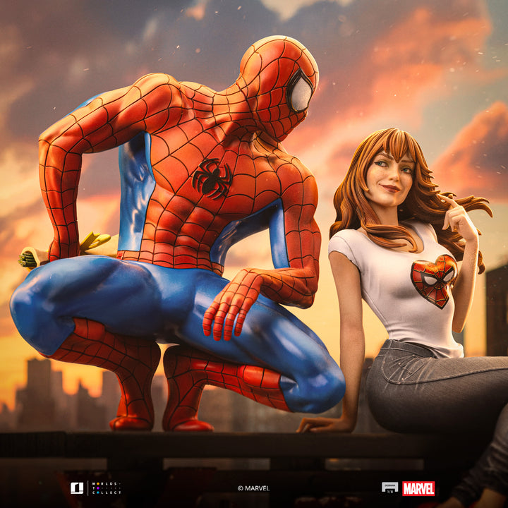 Iron Studios Marvel Comics Spider-Man and Mary Jane 1/6 Scale Limited Edition Diorama