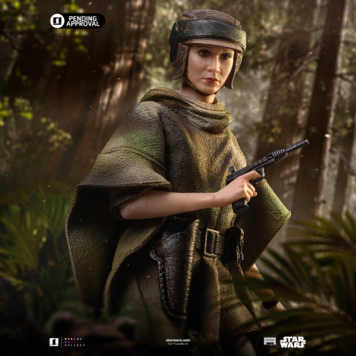 Iron Studios Star Wars: Return of the Jedi Leia and Wicket 1/10 Art Scale Limited Edition Statue